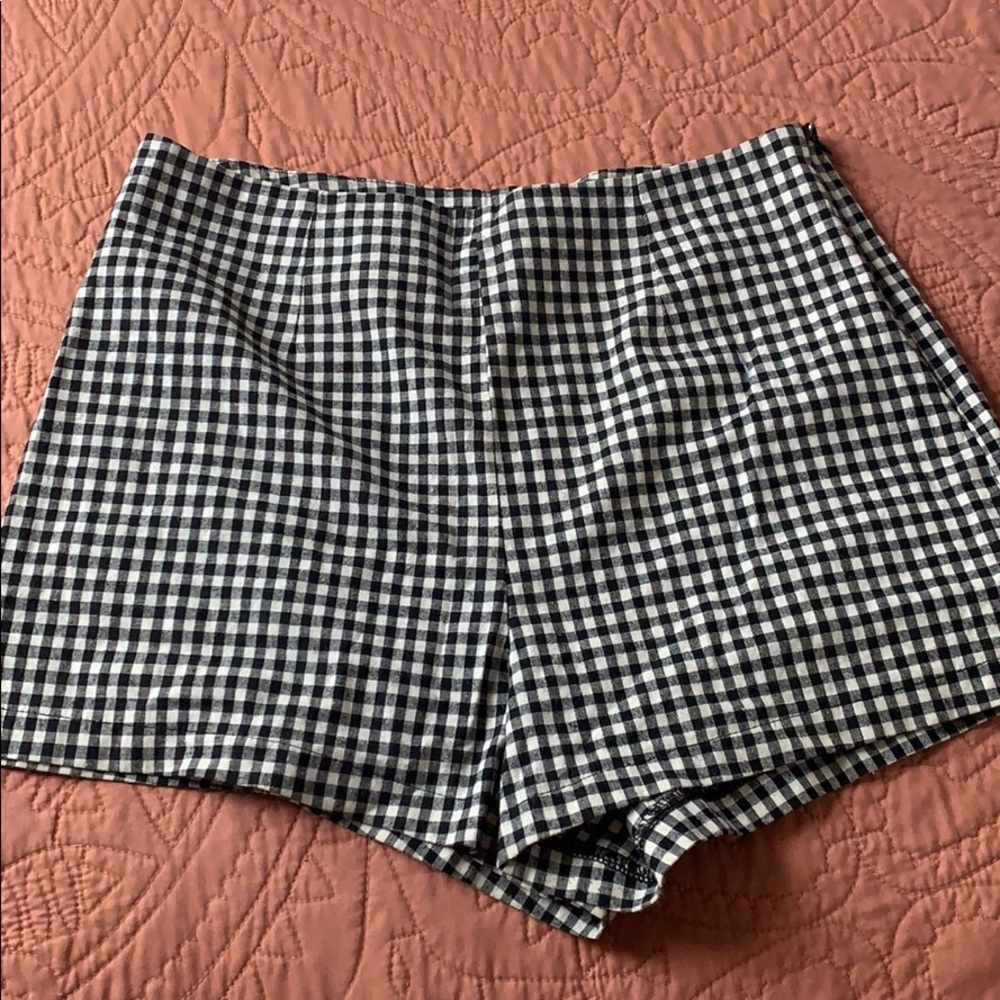Kendall and Kylie checkered shorts